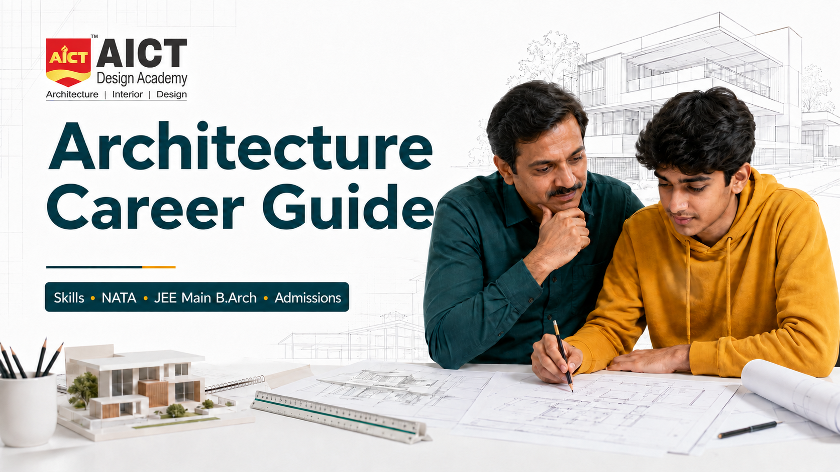 Architecture career guide with NATA, JEE Main B.Arch and admission information for students and parents