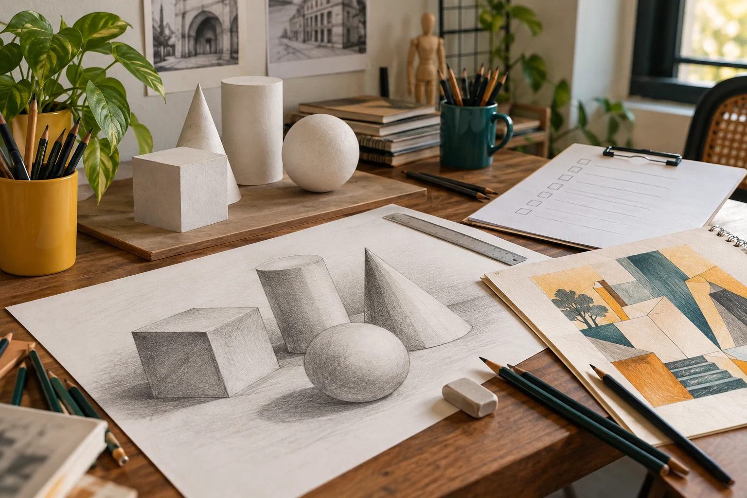 Illustrative drawing and aptitude materials for the archived NATA 2024 announcement